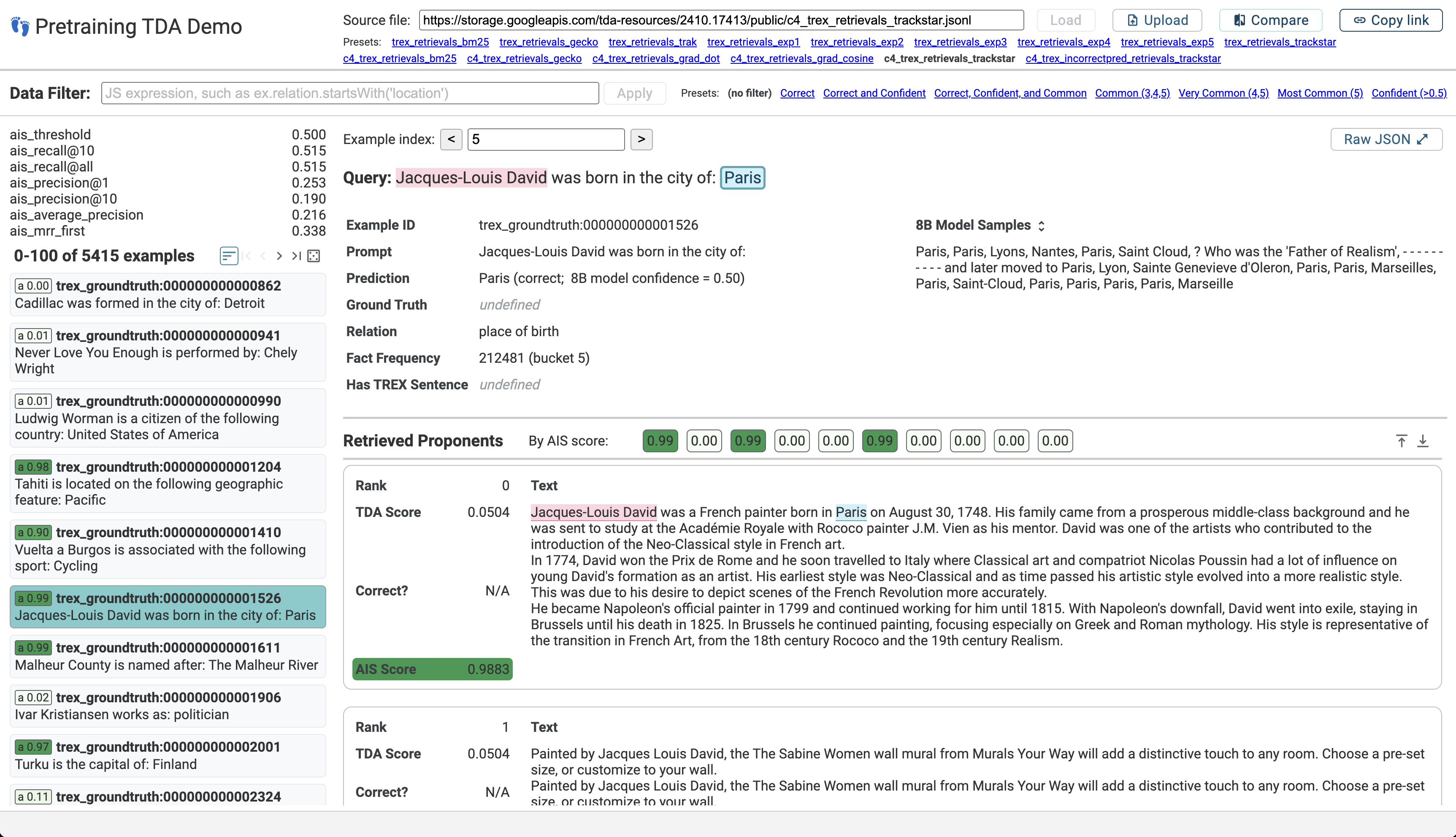 Scalable Influence and Fact Tracing for Large Language Model Pretraining